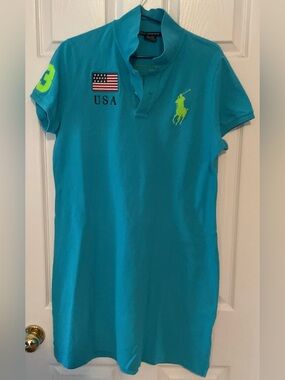 big pony mesh polo dress Big Pony Mesh Polo Dress